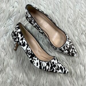 JCrew Collection Women's 7 Dulci Calf Hair Kitten Heels Pumps